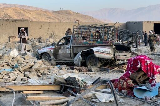 Afghans mourn villagers killed in Pakistani strikes