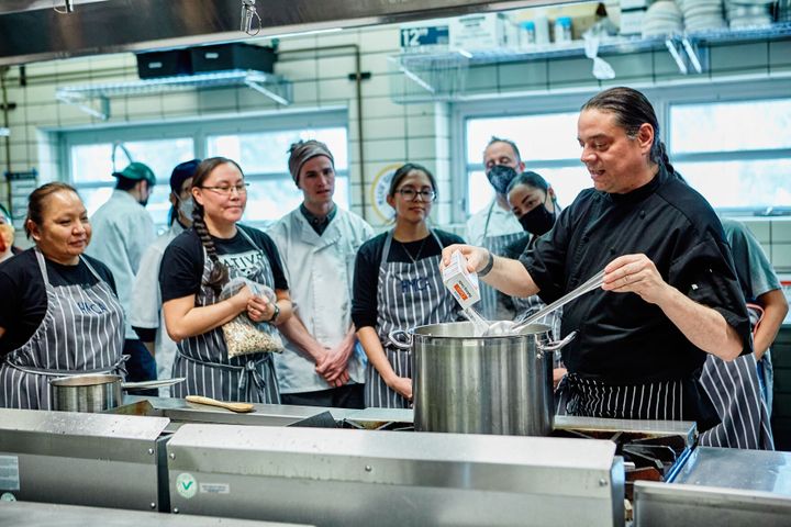 Sioux Chef Sean Sherman mentors MSU students about food and resiliency