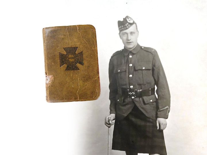 This Bible saved soldier from bullet to chest in World War I