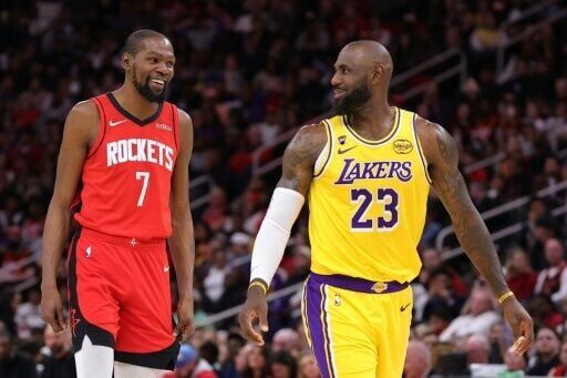 Durant not only Rockets weapon, Lakers star James warns