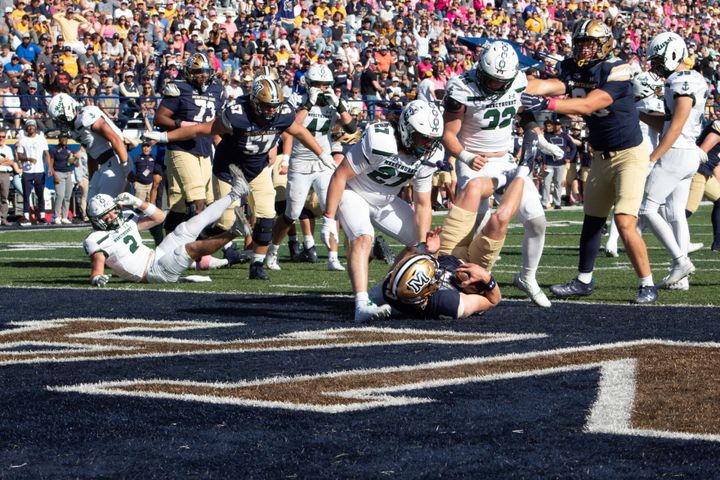 Bobcats pack on points — and pink — in victory over Mercyhurst