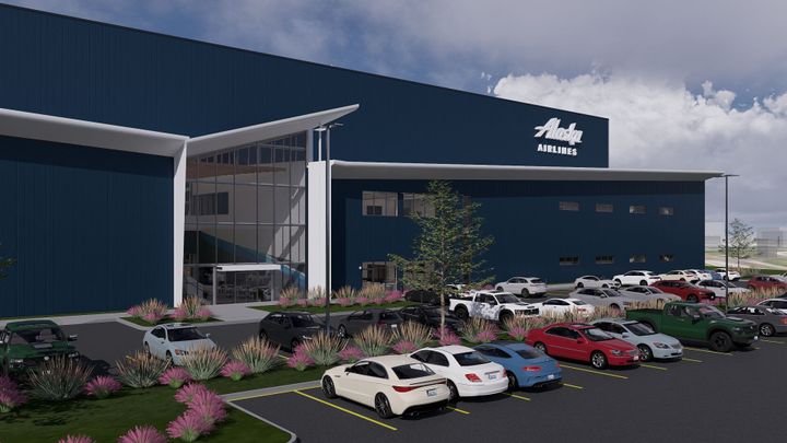 Alaska Airlines breaks ground on new hangar facility at Portland International Airport