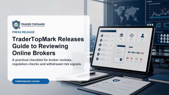 TraderTopMark Releases Guide to Reviewing Online Brokers