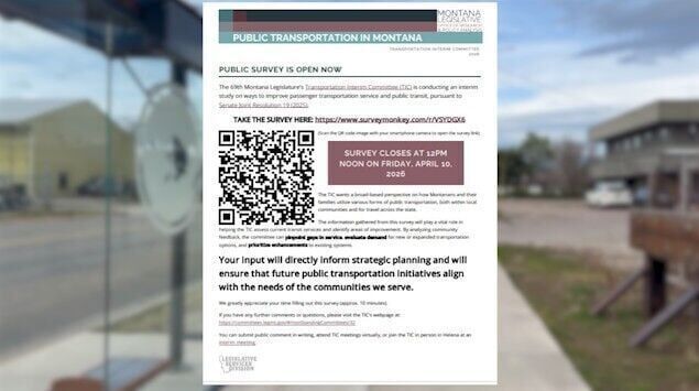 Montana lawmakers ask in new survey where transit is missing and who needs it
