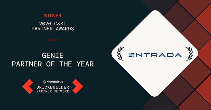 Entrada Awarded 2026 Databricks Genie Partner of the Year at Data + AI Summit