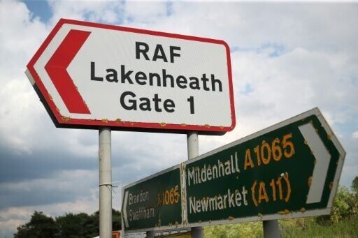 UK police arrest protesters near base used by US