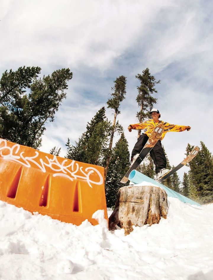 Save a skier, ride a rail