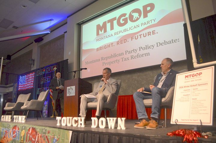 Empty chair ‘debate’ at state GOP event highlights property tax rift