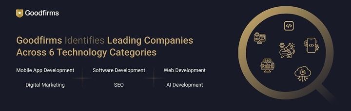 Goodfirms Identifies Top Technology Companies Across Six Categories to Guide Businesses Toward Smarter Digital Growth