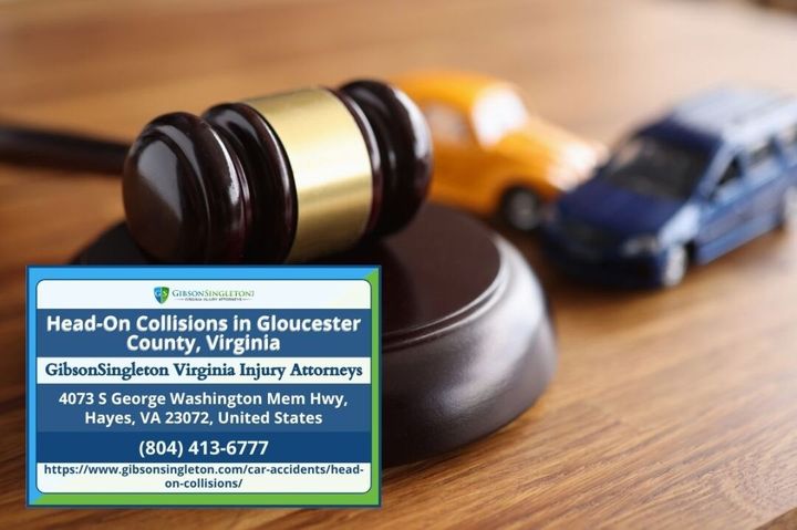 Gloucester County Car Accident Attorney John Singleton Explains Legal Options After Head-On Collisions in Virginia