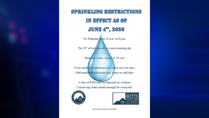 Butte-Silver Bow launches watering restrictions