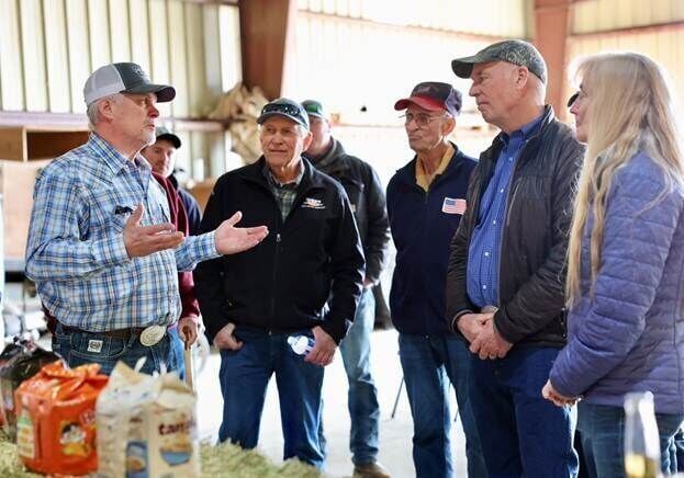 Governor Gianforte celebrates agriculture week at Dutton's Dahlman Farms