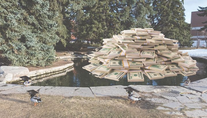 Out-of-state tuition funding the duck pond