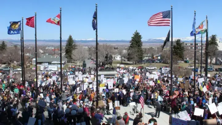 Gianforte administration reverses guidelines for permits, again allowing for weekend events at the state Capitol