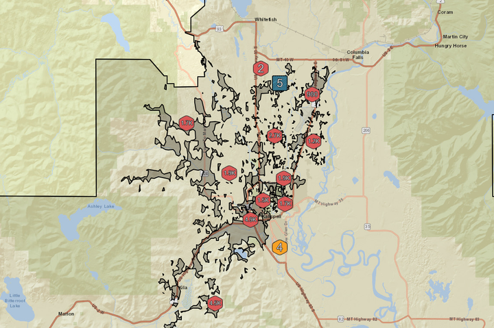 Over 22,000 residents without power in Kalispell, surrounding area