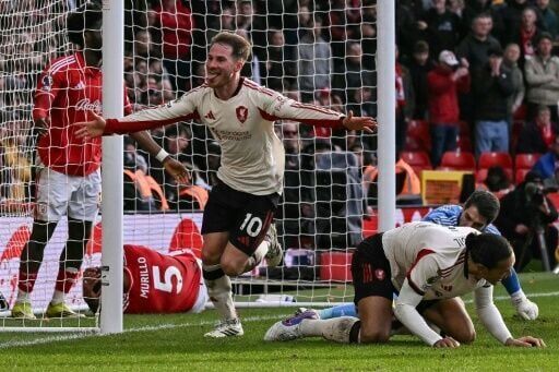 Arsenal's Eze sinks Spurs again, Liverpool late show floors Forest