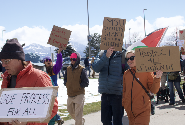 SDS holds protest for international students