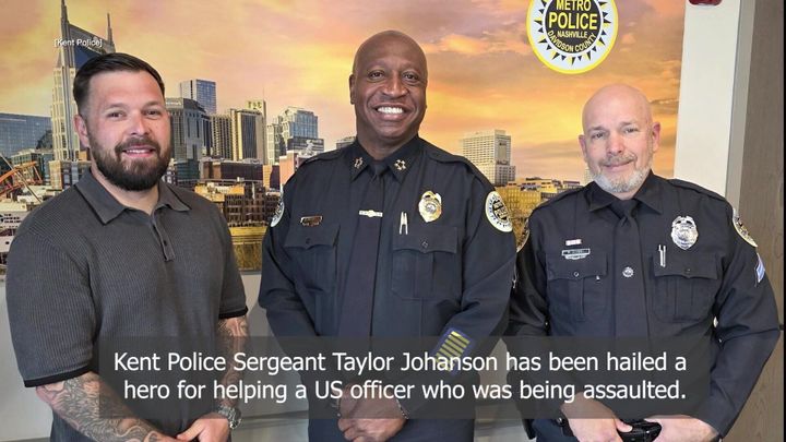 British officer on vacation ‘saves life’ of Nashville cop