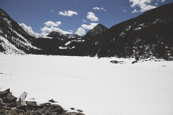 High alpine hardwater: trout fishing for the brave