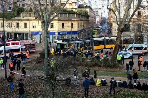 Two dead, dozens injured as tram derails in Milan