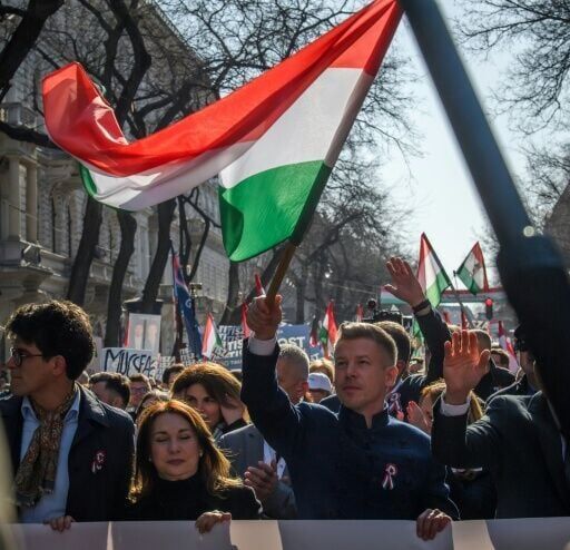Vance hails Orban as 'model' for Europe in pre-election Hungary visit