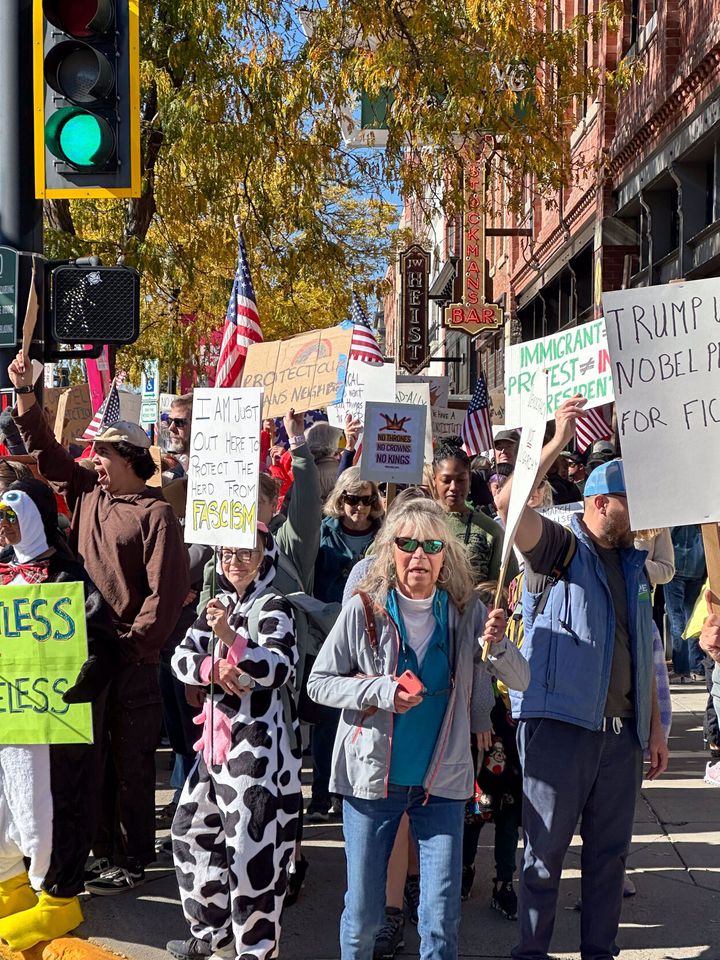 Bozeman’s “No Kings” protest draws thousands of community members