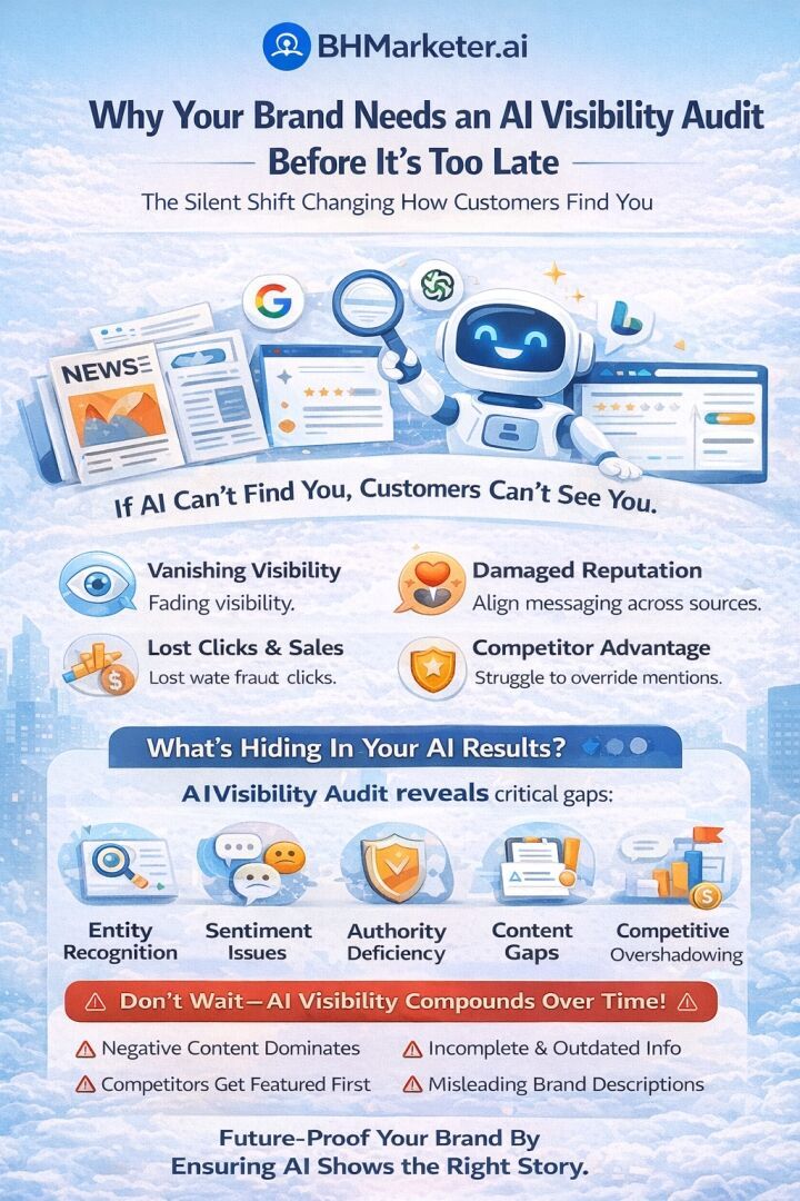Strategic AI Visibility Audits Defined by BHMarketer.ai as Essential Requirement for 2026 Digital Authority