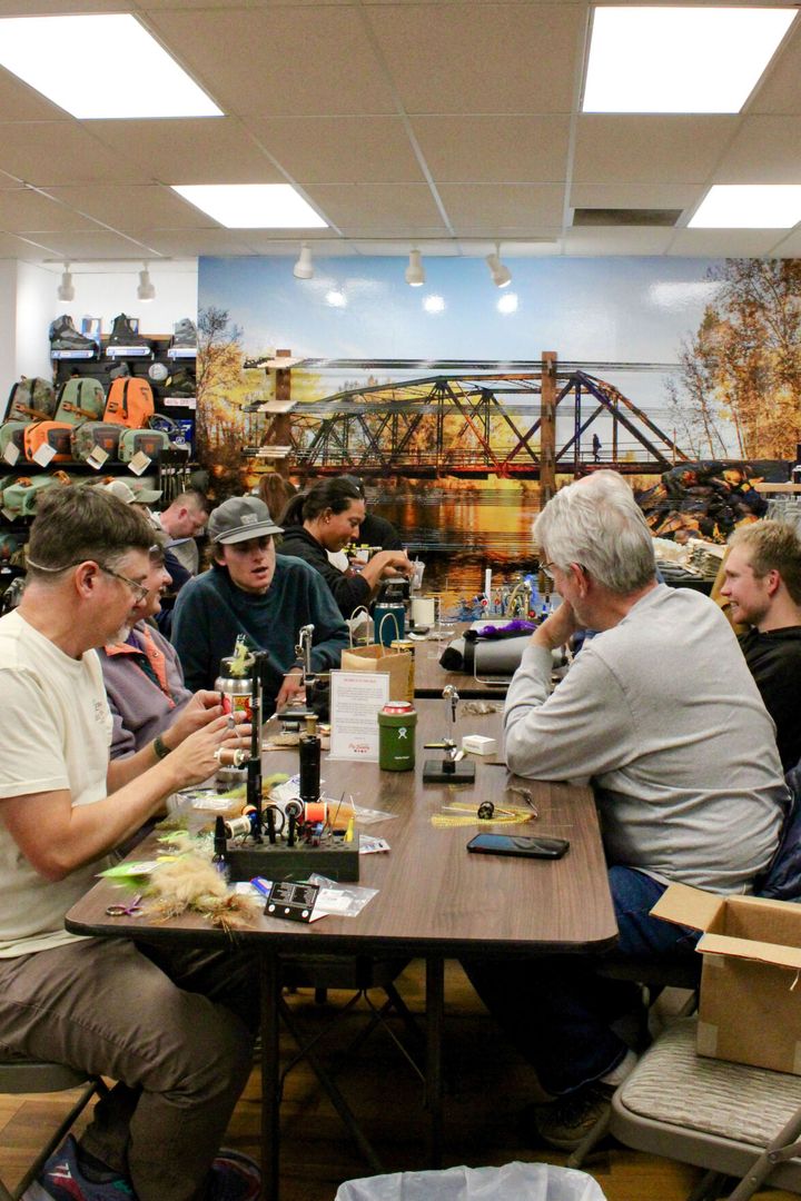 Bozeman Fly Supply tie nights are back