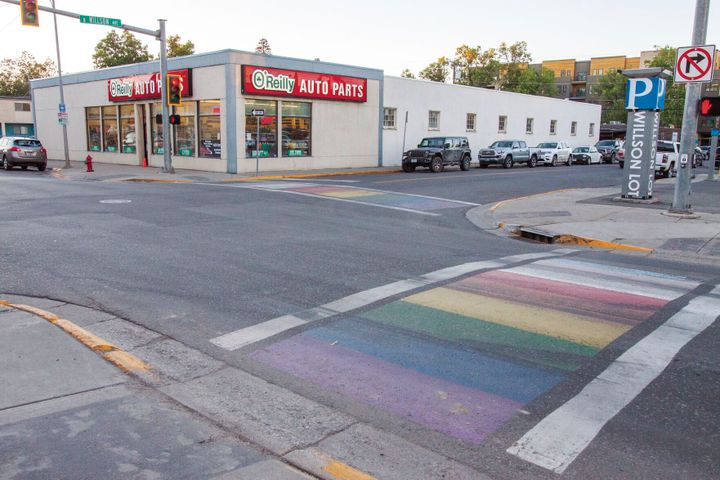 A splash of color in the streets