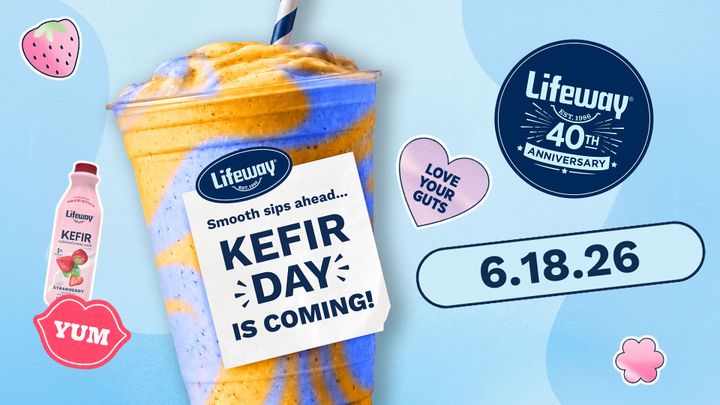 Lifeway® Foods Celebrates 40 Years and National Kefir Day with Coast-to-Coast Events and Lifeway Kefir Shop Pop-Up in SoHo