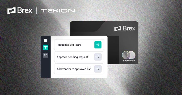 Brex and Tekion Partner to Bring Embedded Spend Management to the Modern Auto Dealership
