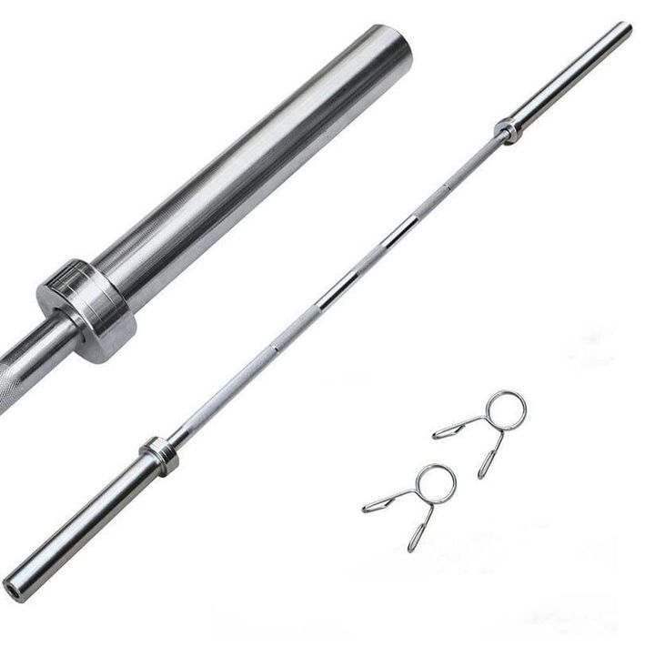 7 ft Olympic Barbell With Weight Set Restocked for Online Purchases at Strongway Gym Supplies
