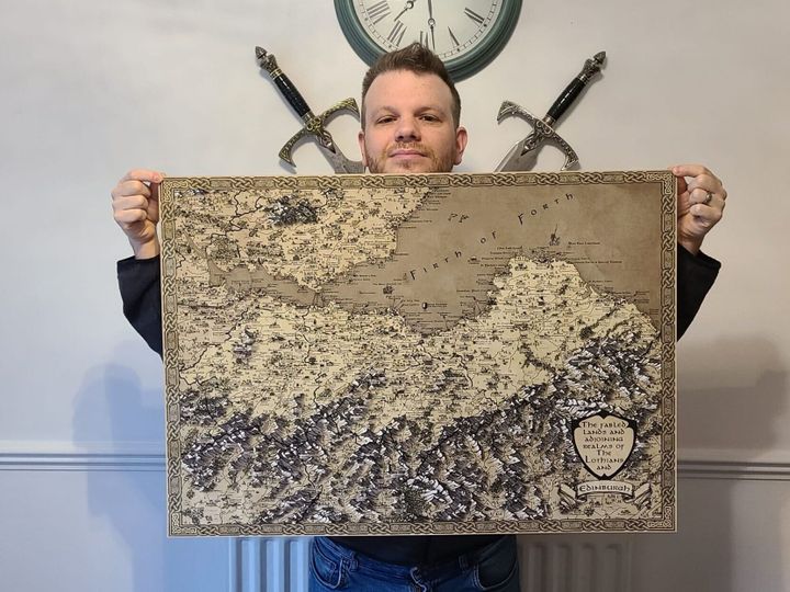 Dad makes ‘Lord of the Rings’ maps of entire United Kingdom