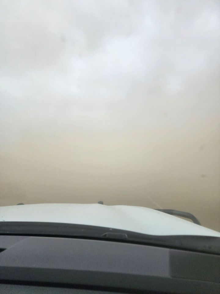 Reports of zero visibility on U.S. Highway 2 in Phillips County
