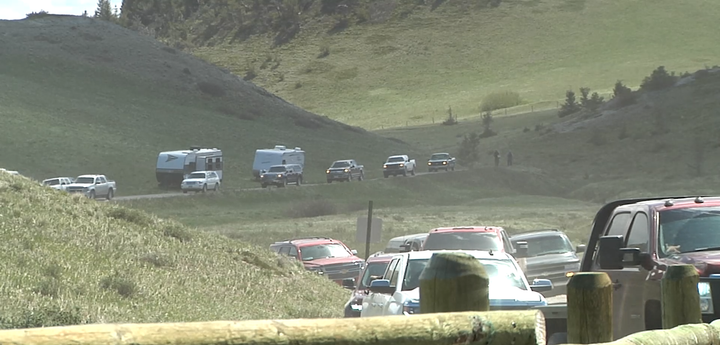 Sun River gates draw crowds near Augusta as antler season begins