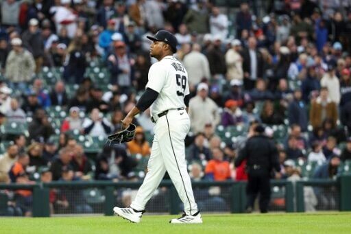 Tigers' pitcher Valdez suspended for hitting opponent