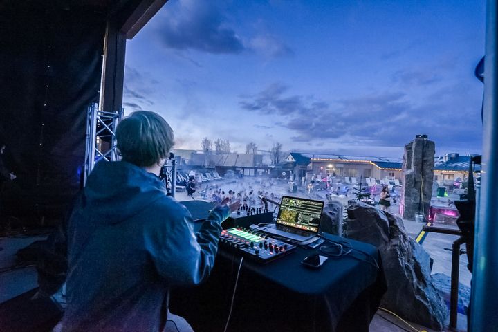 EDM Night lights up Bozeman Hot Springs