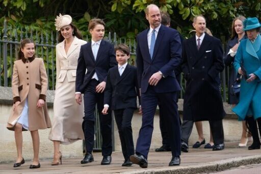 British royals attend Easter service without Andrew