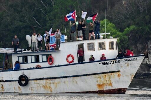 Aid boat arrives in Cuba as US oil blockade bites