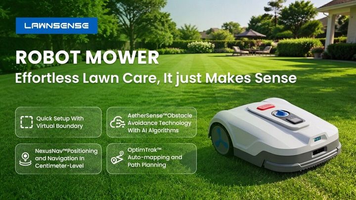 LawnSense Tango Launches on Kickstarter to Make Smart Lawn Care Easier with RTK and Vision-Based Navigation