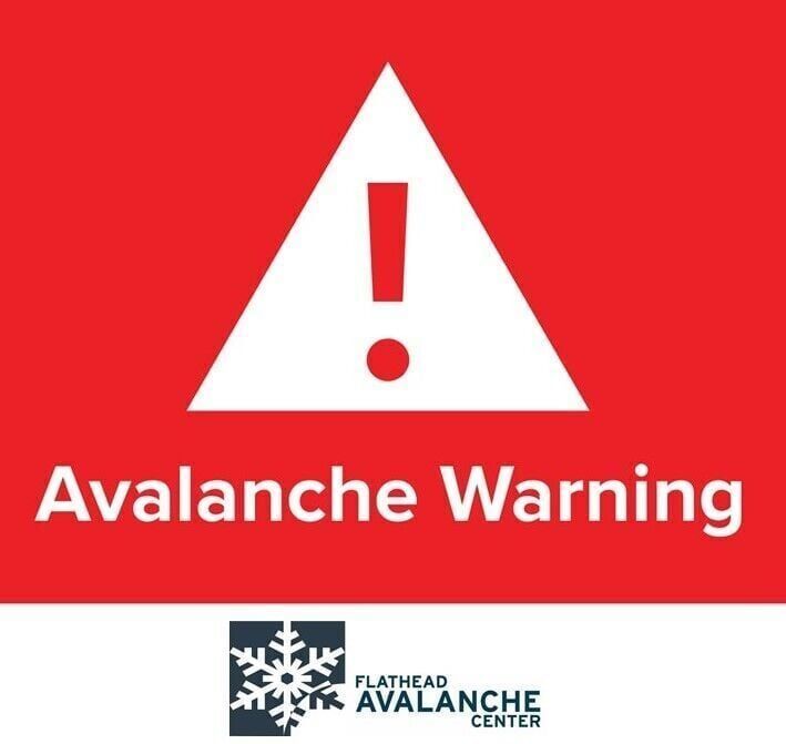 Avalanche warning issued, unstable snow in Flathead Range
