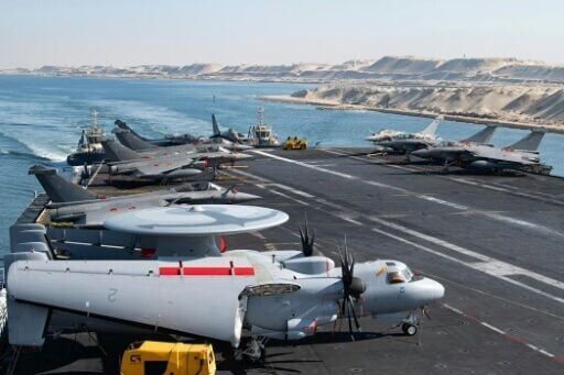 French aircraft carrier pre-positions for possible Hormuz mission