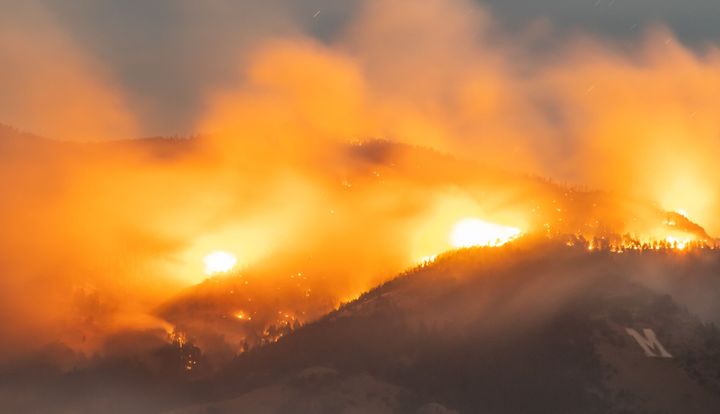 A week in the life of a wildfire