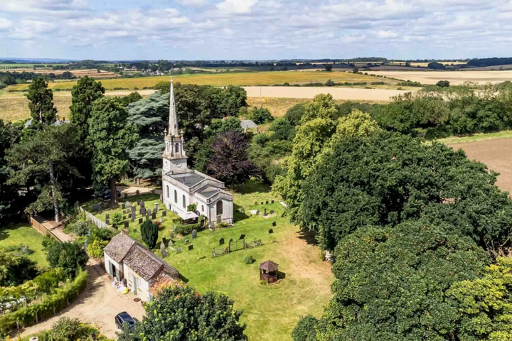 Stunning church complete with graveyard on sale for nearly $1 million