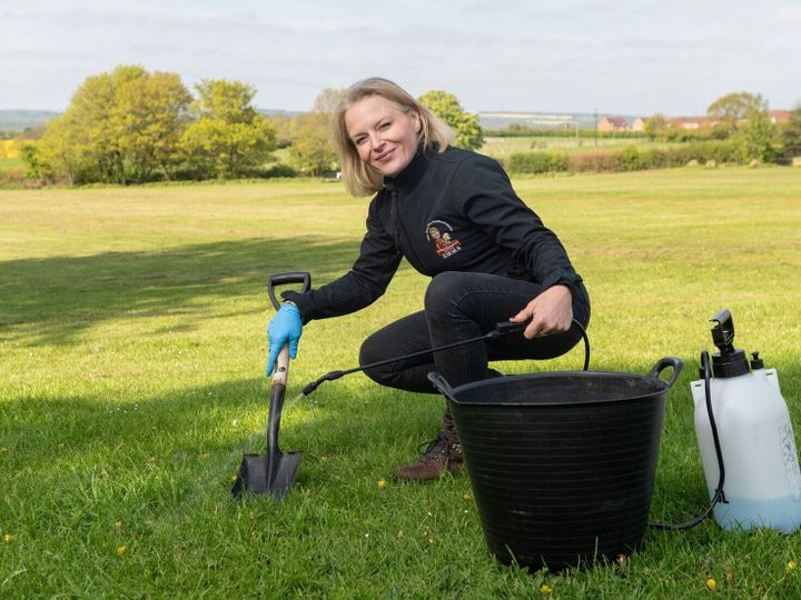 Dog poop helped this woman buy a four-bedroom house