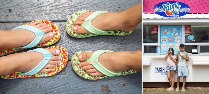 Sanuk and Dippin' Dots Launch Limited-Edition Kids Sandals