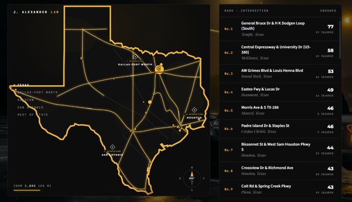 J. Alexander Law Firm Maps the Most Dangerous Intersections in San Antonio, With Five Bexar County Area Crossings Ranking Among the Worst 50 in Texas