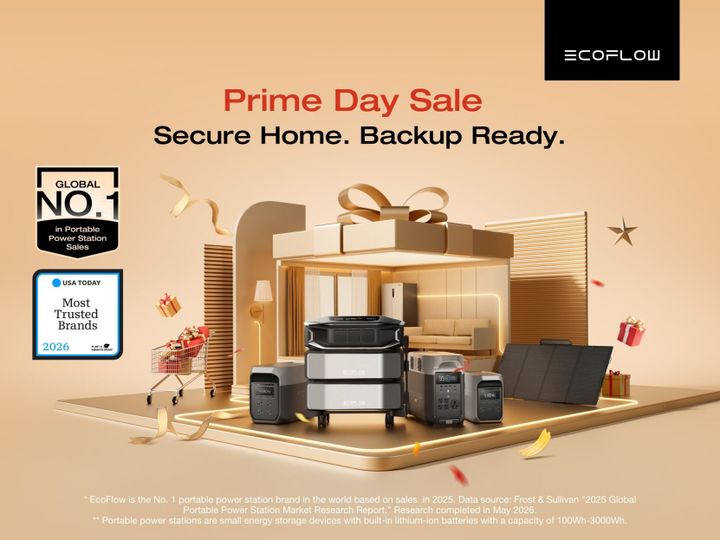 EcoFlow Launches Early Amazon Prime Day Deals With Big Savings on Backup Power Solutions