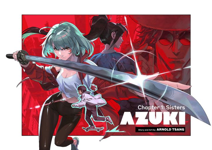FORMER OVERWATCH CHARACTER ART DIRECTOR ARNOLD TSANG UNVEILS AZUKI, A NEW ORIGINAL MANGA SERIES