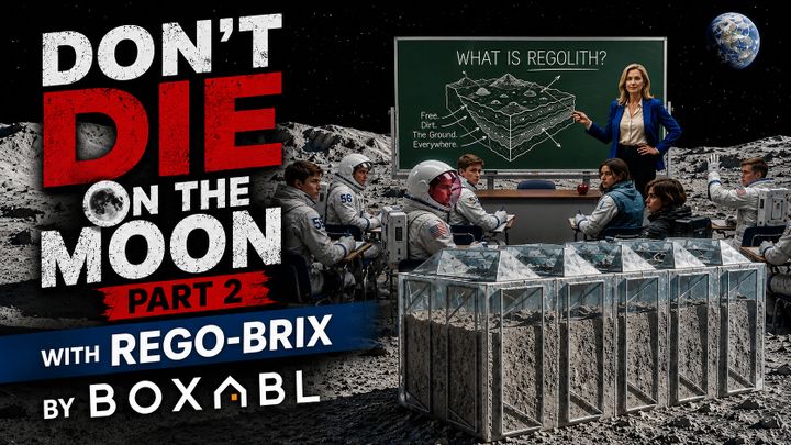 BOXABL Unveils Rego-Brix Concept for Radiation Shielding Using Lunar Regolith